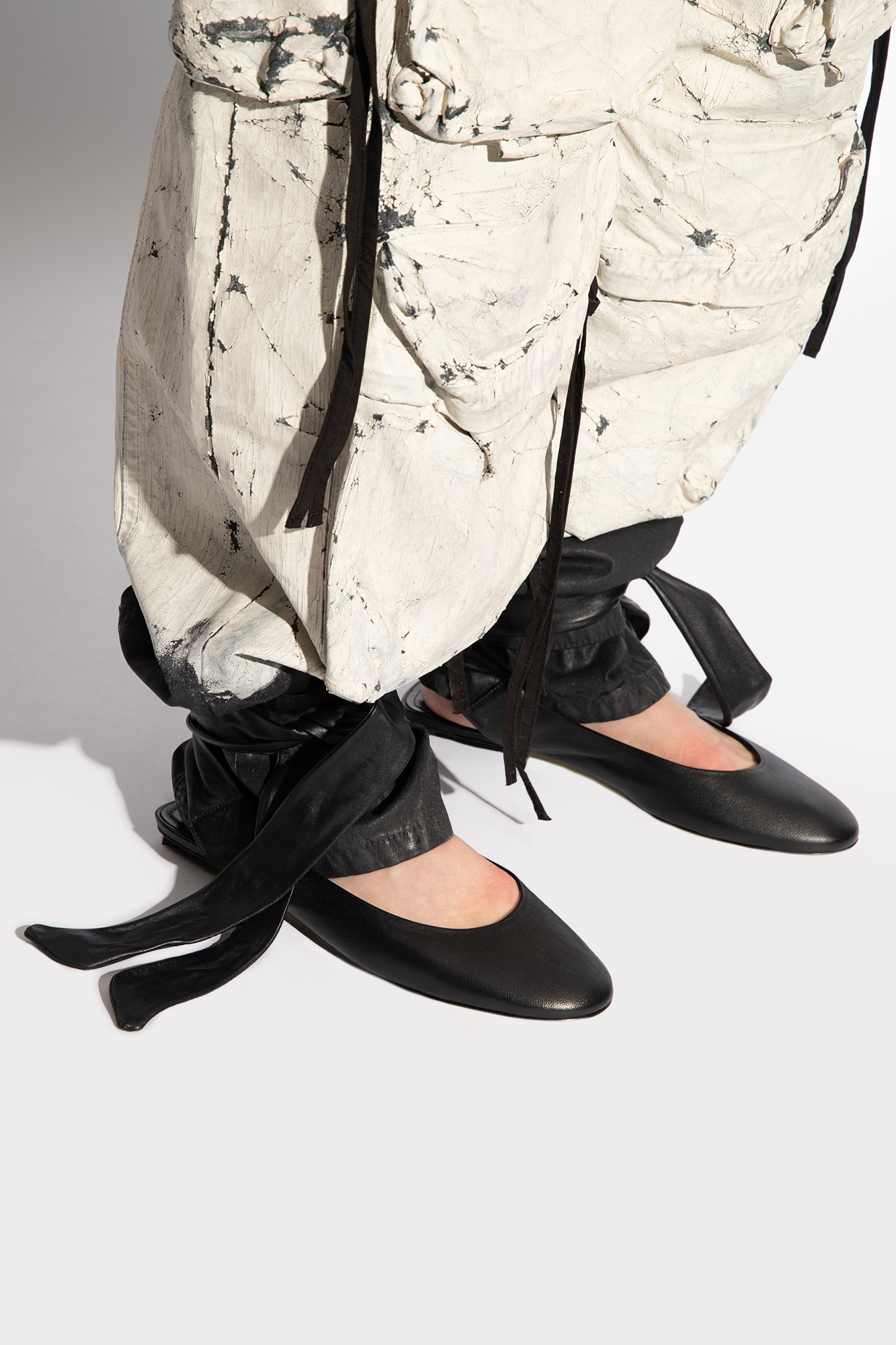 フラットシューズ The Attico 'Cloe' Ballet Flats The Attico 'Cloe' leather ballet flats | Women's | Vitkac